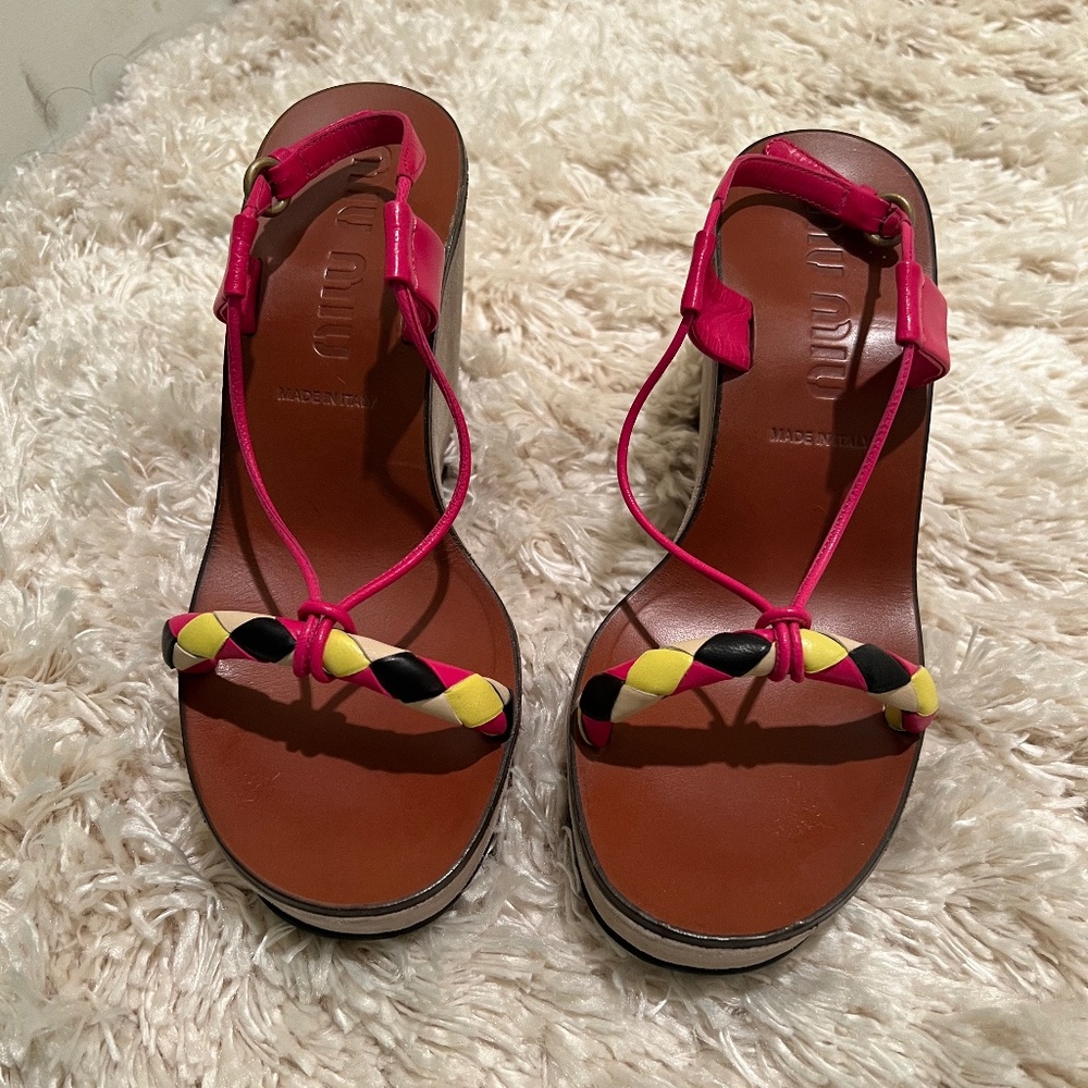 Vintage Mui Mui Wedge